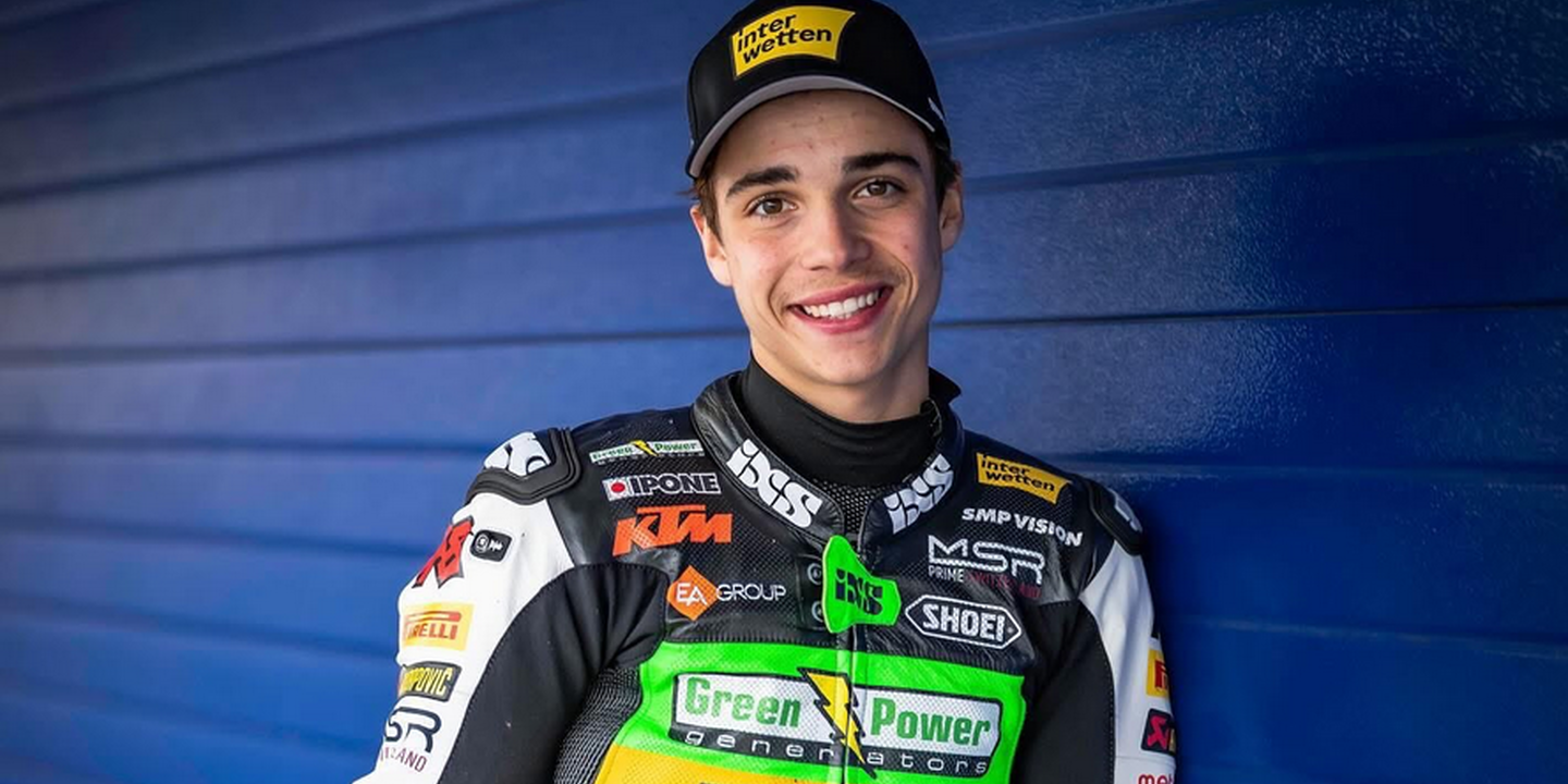 Noah Dettwiler deixou cuidados intensivos após acidente aparatoso