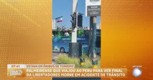 Palmeirense que viajou a Lima para final da Libertadores morre em acidente com ônibus turístico – Record
