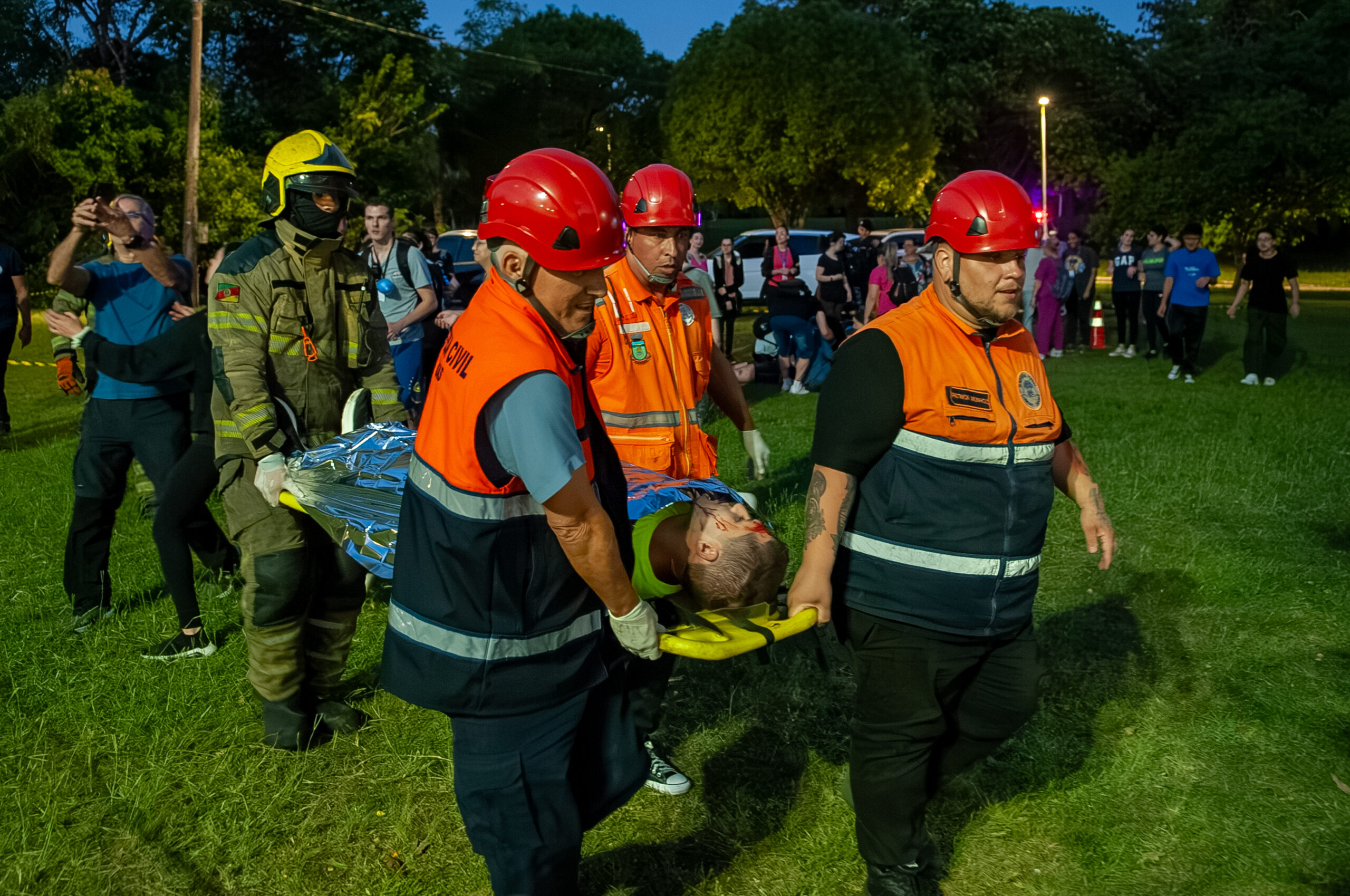 Parque Getúlio Vargas recebe simulado de acidente com múltiplas vítimas – Prefeitura Municipal de Canoas