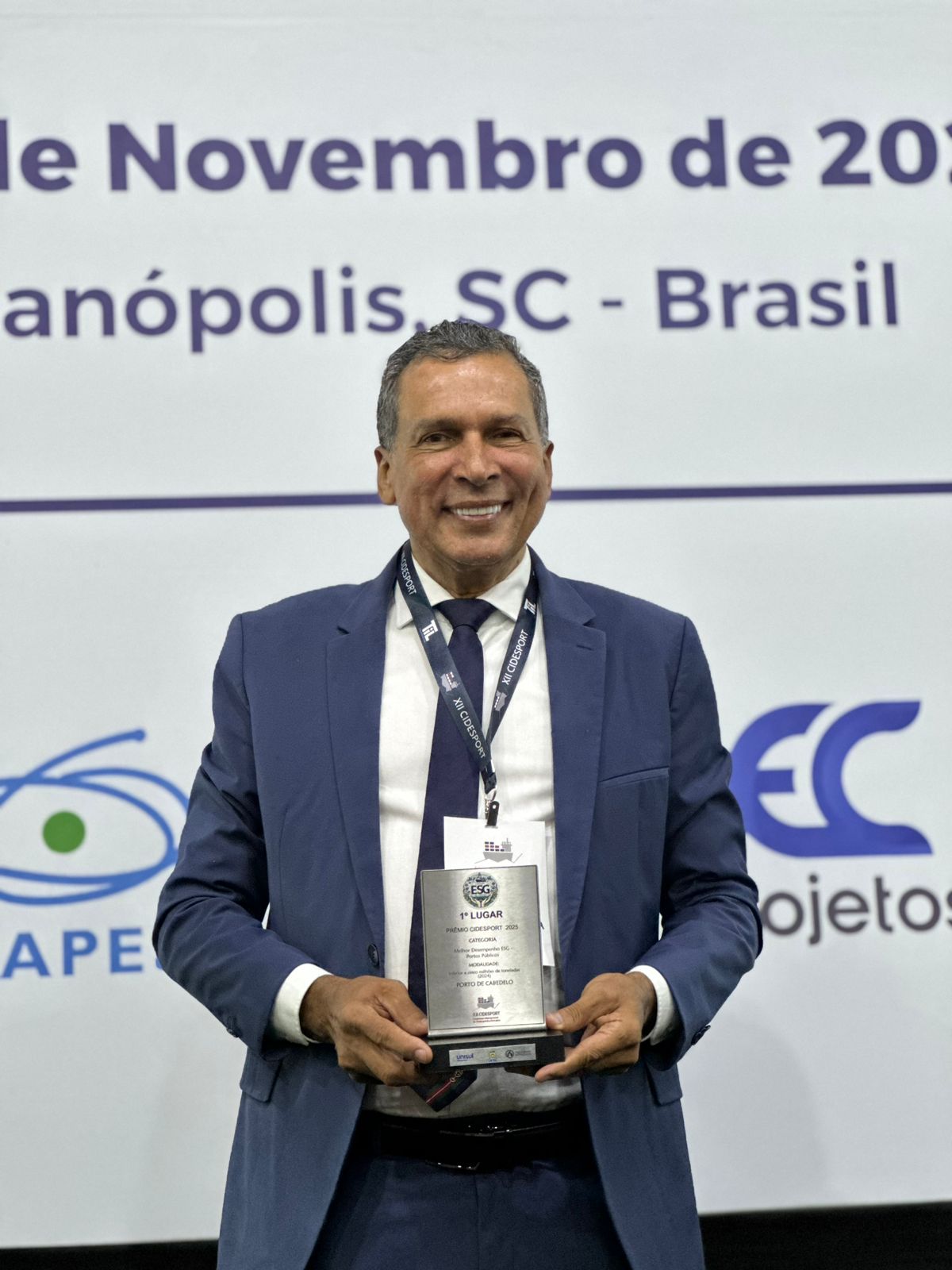 Ricardo Barbosa comemora reconhecimento internacional: Porto de Cabedelo conquista 1º lugar em ESG
