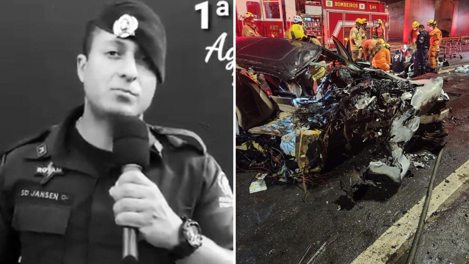 Sargento da PM de Goiás morre em acidente com Mercedes no DF - O Popular