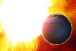 Sol dispara duas explosões violentas em direção à Terra