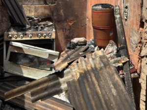 Vazamento em botijão de gás provoca incêndio em Montes Claros