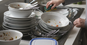 Deixar a louça da ceia para o dia seguinte pode ser um risco à saúde, alertam especialistas