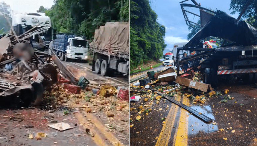 Acidente grave na BR-101 deixa dois mortos no Sul do ES