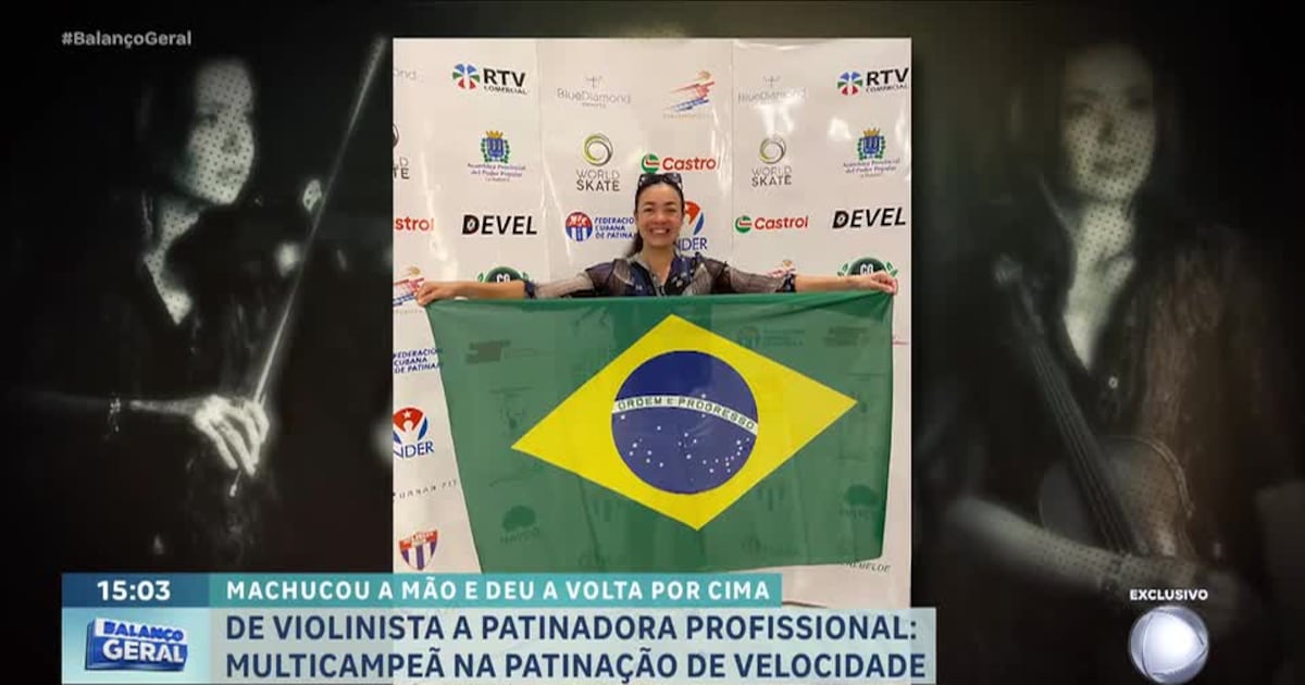 Após acidente, violinista encontra novo rumo e se torna campeã na patinação de velocidade – Record