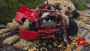 Motorista de 22 anos morre em violento acidente de trânsito na BR-354