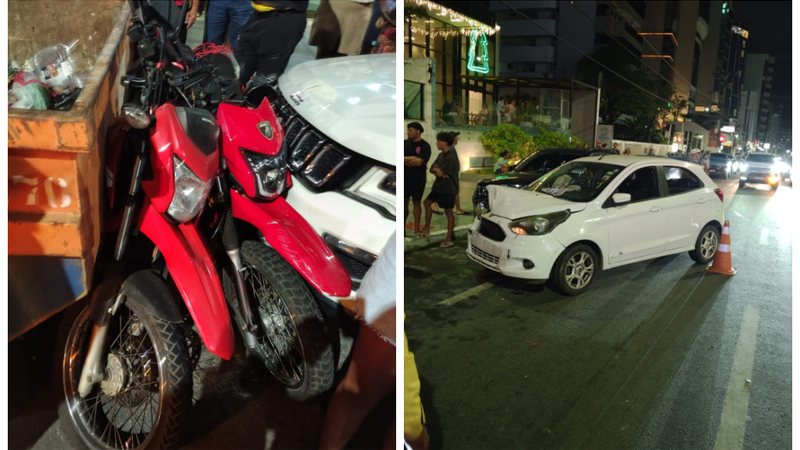 Motorista embriagada é detida após causar acidente entre seis veículos na orla de Maceió