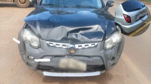 Motorista não percebe quebra-molas recém instalado e causa acidente na Avenida JK | Clube Noticia