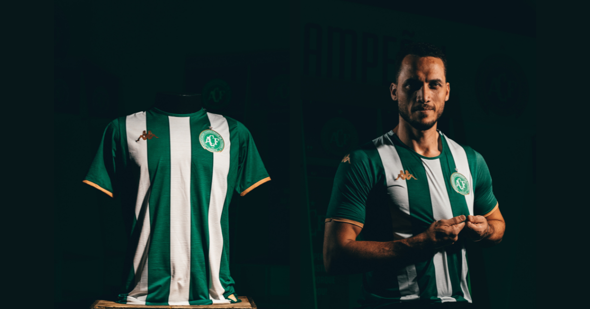 Nova camisola da Chapecoense homenageia Atlético Nacional e vítimas do acidente (fotos)
