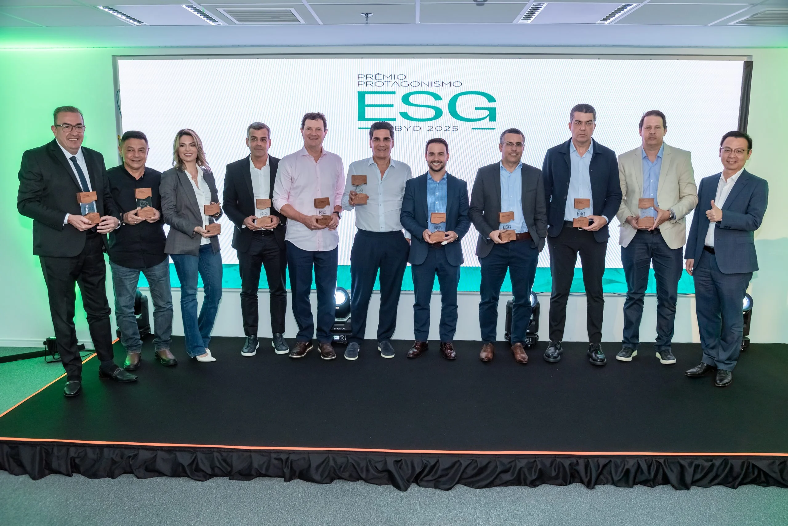 PRÊMIO PROTAGONISMO ESG BYD DESTACA LÍDERES EM INOVAÇÃO E IMPACTO AMBIENTAL