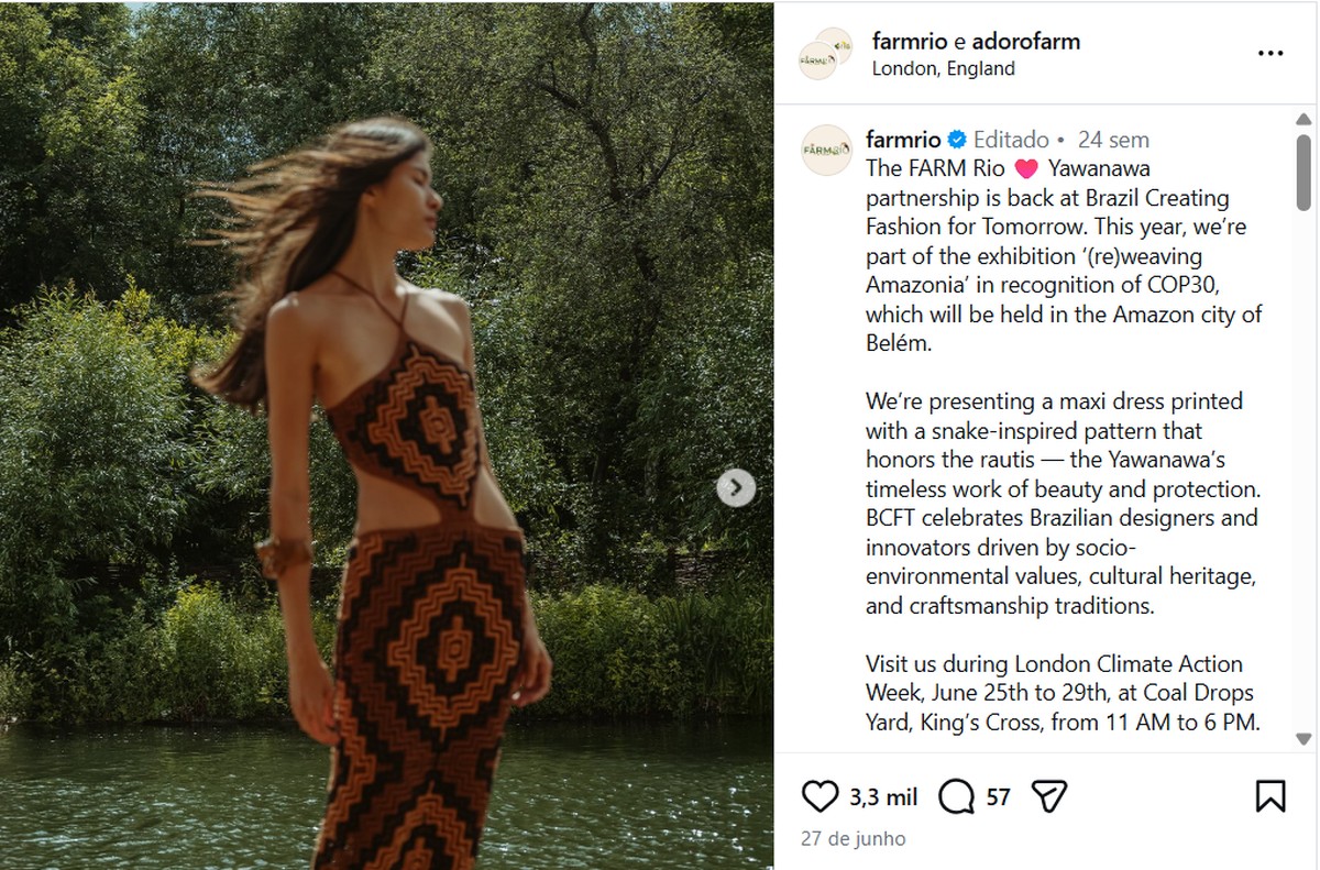 Quando a moda escuta os saberes da floresta | ESG