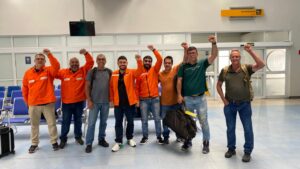 Sexto dia da greve marcado no NF por mais desembarque de trabalhadores e denúncia de abordagem ilegal a grevistas