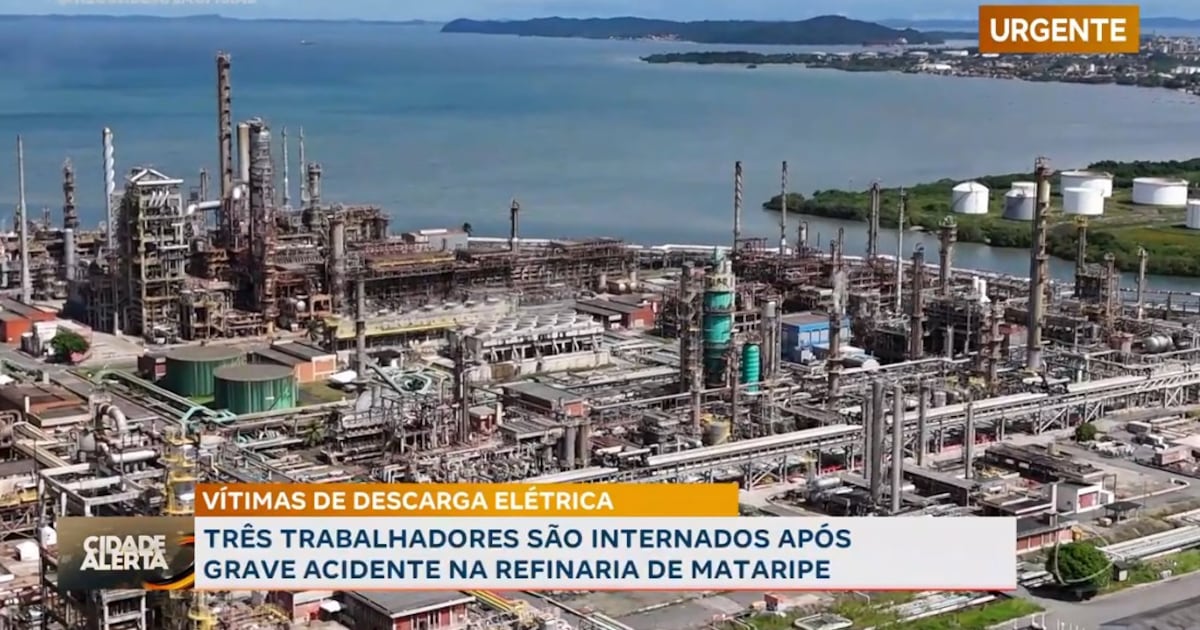Três trabalhadores são internados após grave acidente na refinaria de Mataripe (BA) – Noticias R7