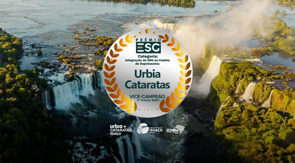 Urbia+Cataratas conquista prêmio ESG com case de desenvolvimento socioeconômico no Parque Nacional do Iguaçu