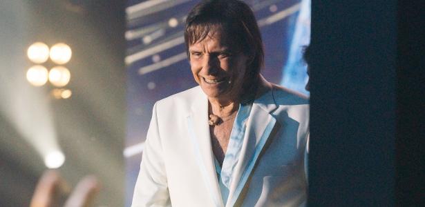 Roberto Carlos gravava especial de Natal em Gramado