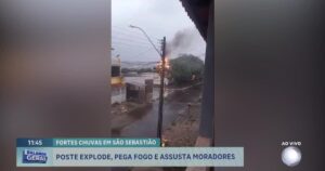 Explosão de poste deixa moradores sem energia em São Sebastião (DF) – Noticias R7