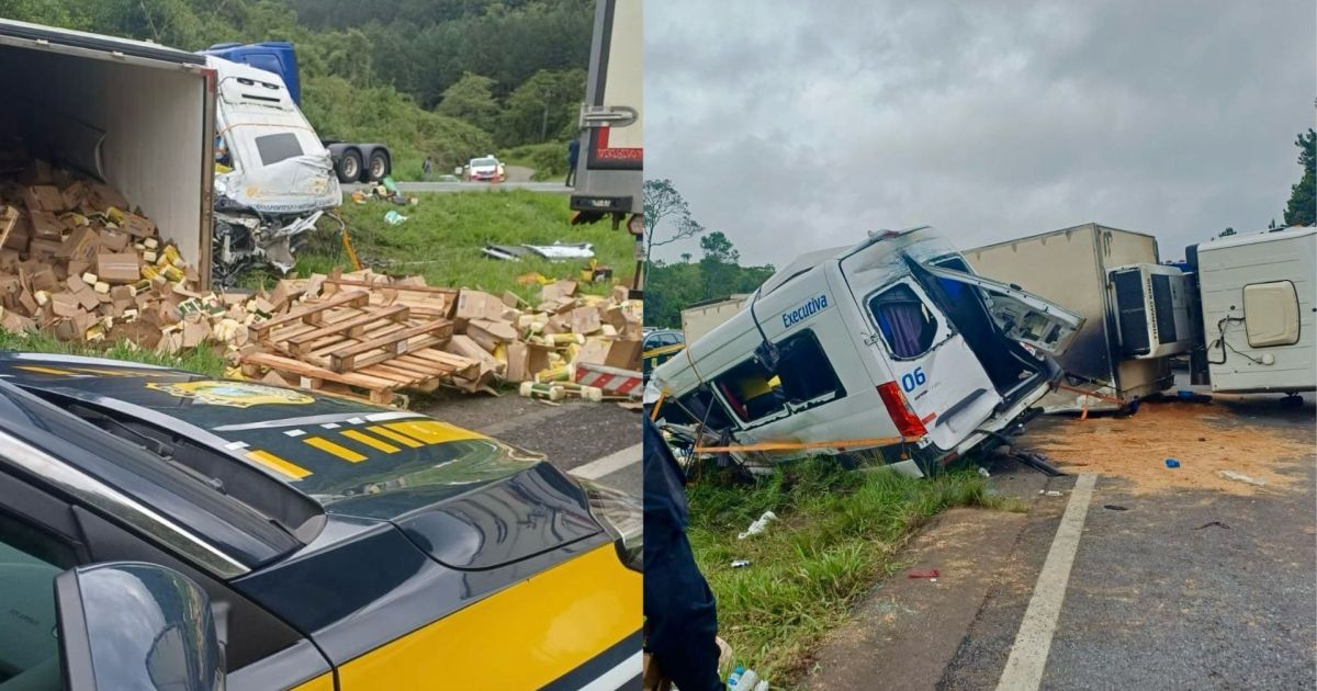 Acidente com 6 mortos no PR aconteceu em tentativa de assalto, diz polícia