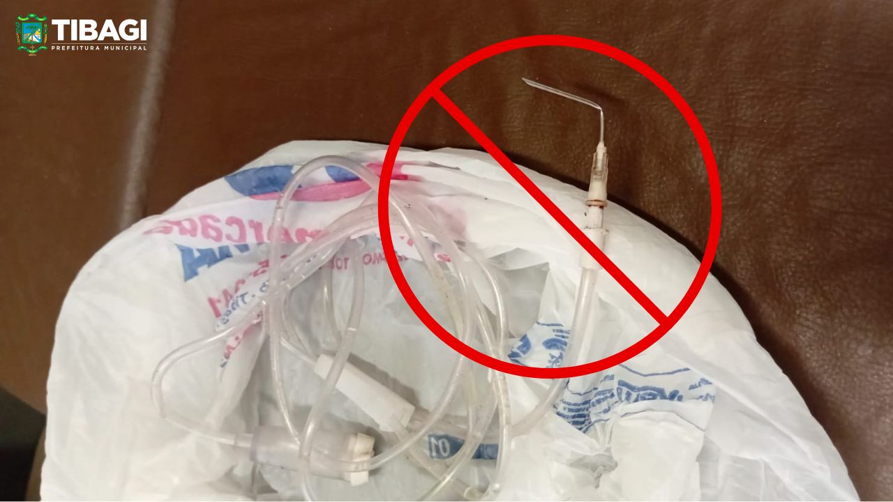 Acidente com perfurocortante volta a expor riscos do descarte irregular de resíduos - Prefeitura Municipal de Tibagi