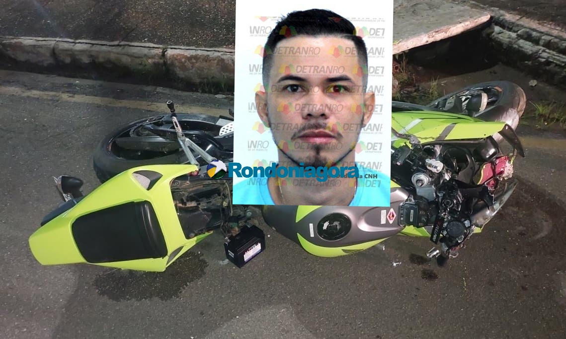 Motociclista não resiste e morre após acidente durante a madrugada - Polícia