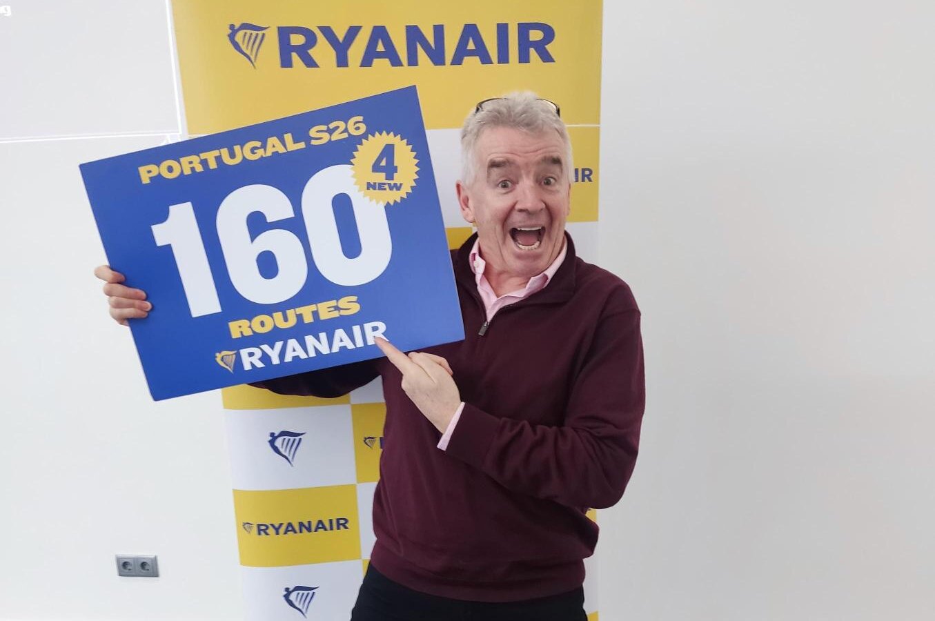 RYANAIR LANÇA CALENDÁRIO RECORD S26 DE/ PARA PORTUGAL – Ryanair's Corporate Website