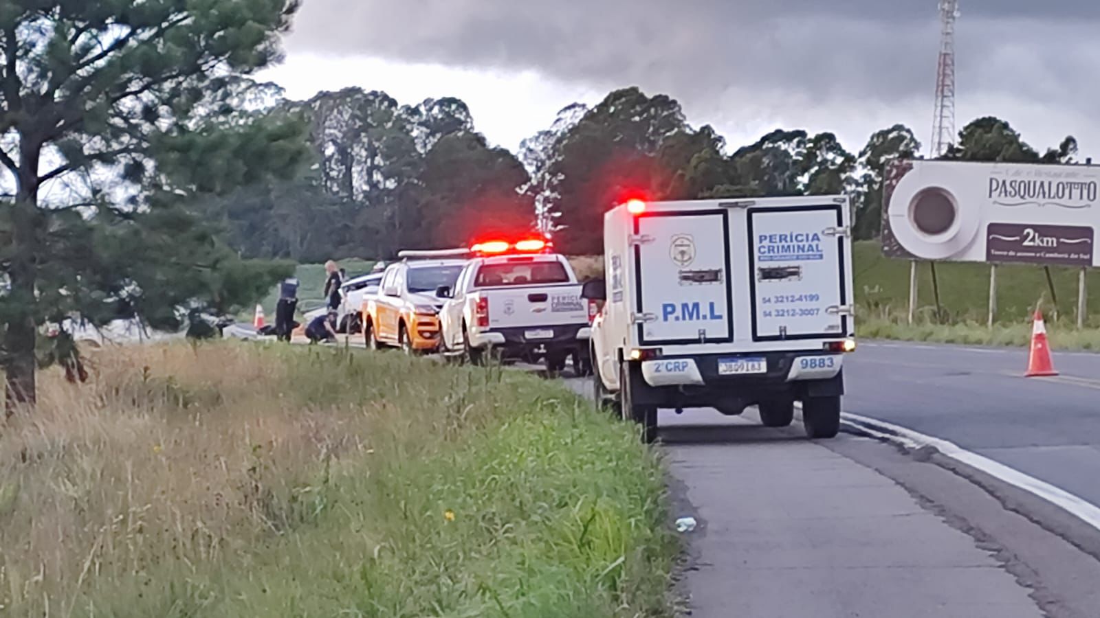 Sobe para dois o número de mortos em acidente na Rota do Sol