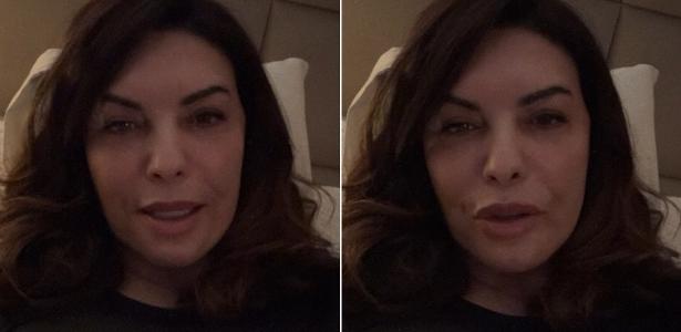 Márcia Goldschmidt diz que escorregou e bateu a cabeça no banheiro de casa