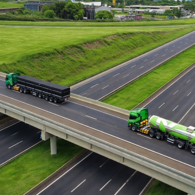 Empresa testa uso de biometano em caminhões e reforça estratégia de descarbonização