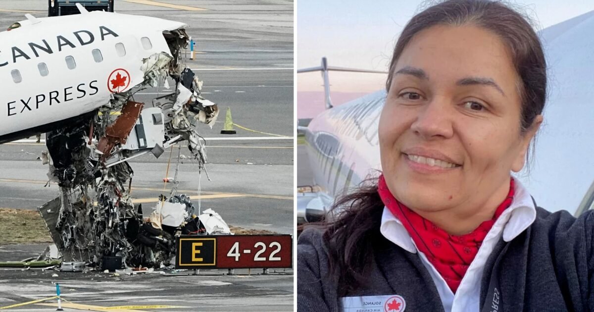 Comissária sobrevive após ser arremessada com assento em acidente aéreo em Nova York