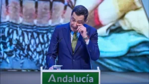 Presidente da Andaluzia chora ao recordar acidente de Adamuz: “Cruel”