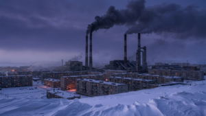 A metrópole industrial de 170.000 habitantes proibida para visitantes que não possui nenhuma rodovia de ligação com o resto do mundo