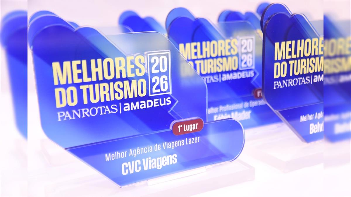 Melhores do Turismo PANROTAS Amadeus: CVC é a melhor operadora do Brasil