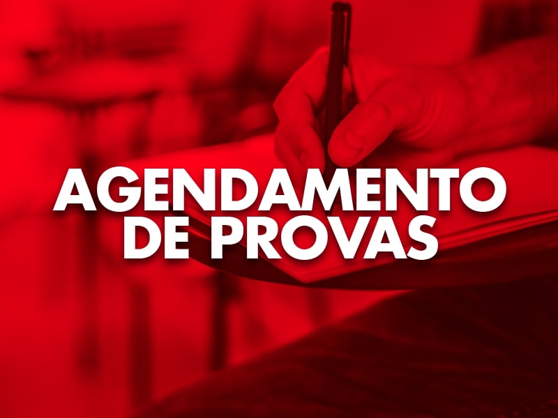 Agendamento de exames de disciplinas EAD