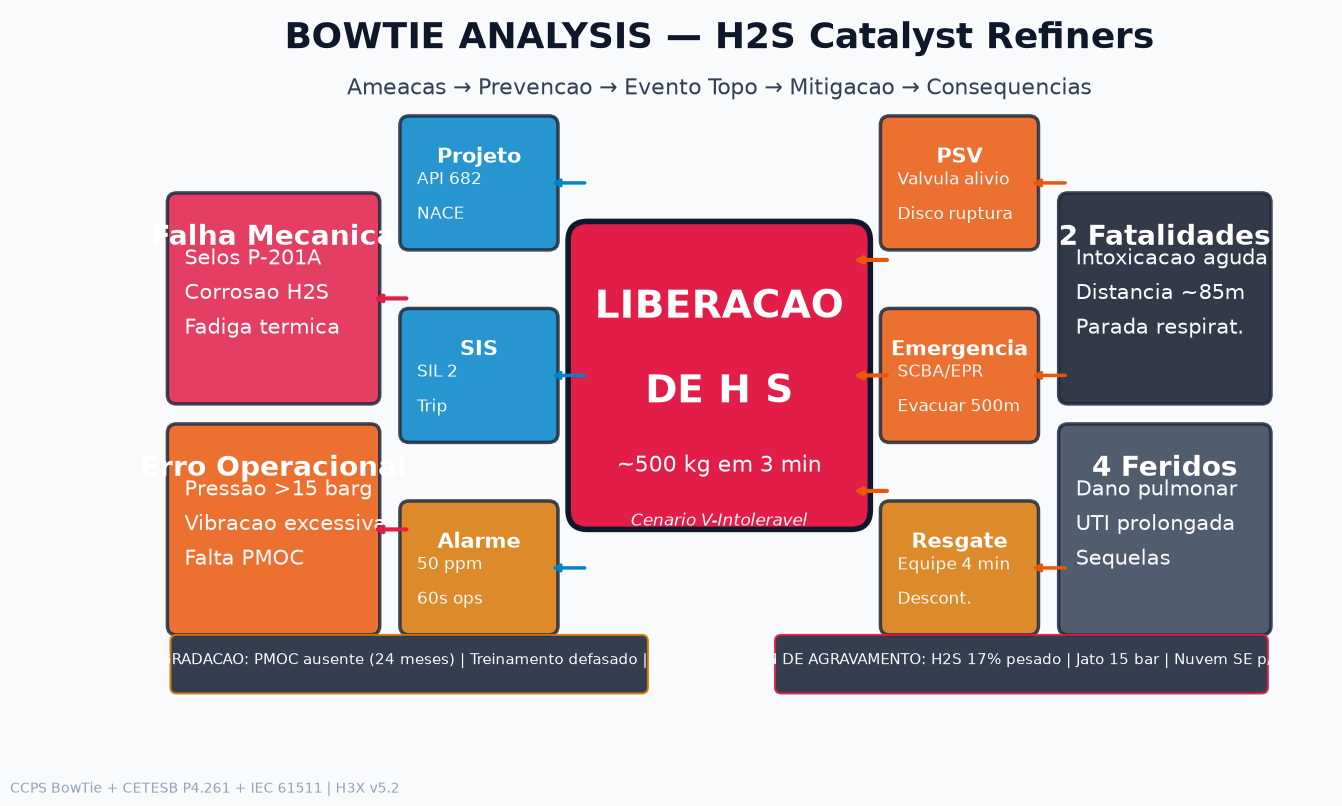 BowTie Analysis H2S Catalyst Refiners