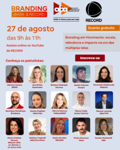 Branding@ABA & RECORD reúne lideranças para discutir construção de marcas