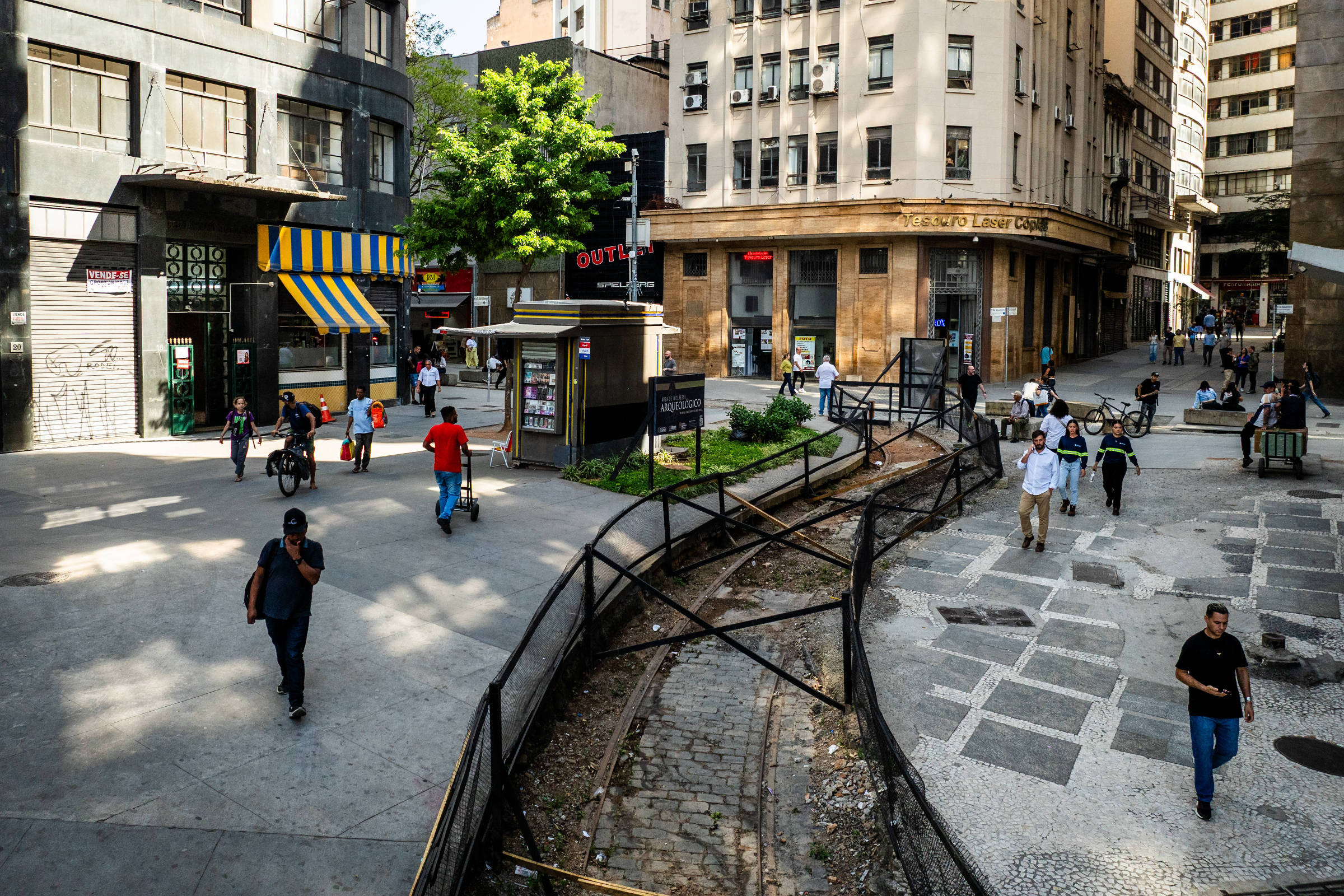 Centro de São Paulo terá museu ao ar livre com trilhos históricos da Light
