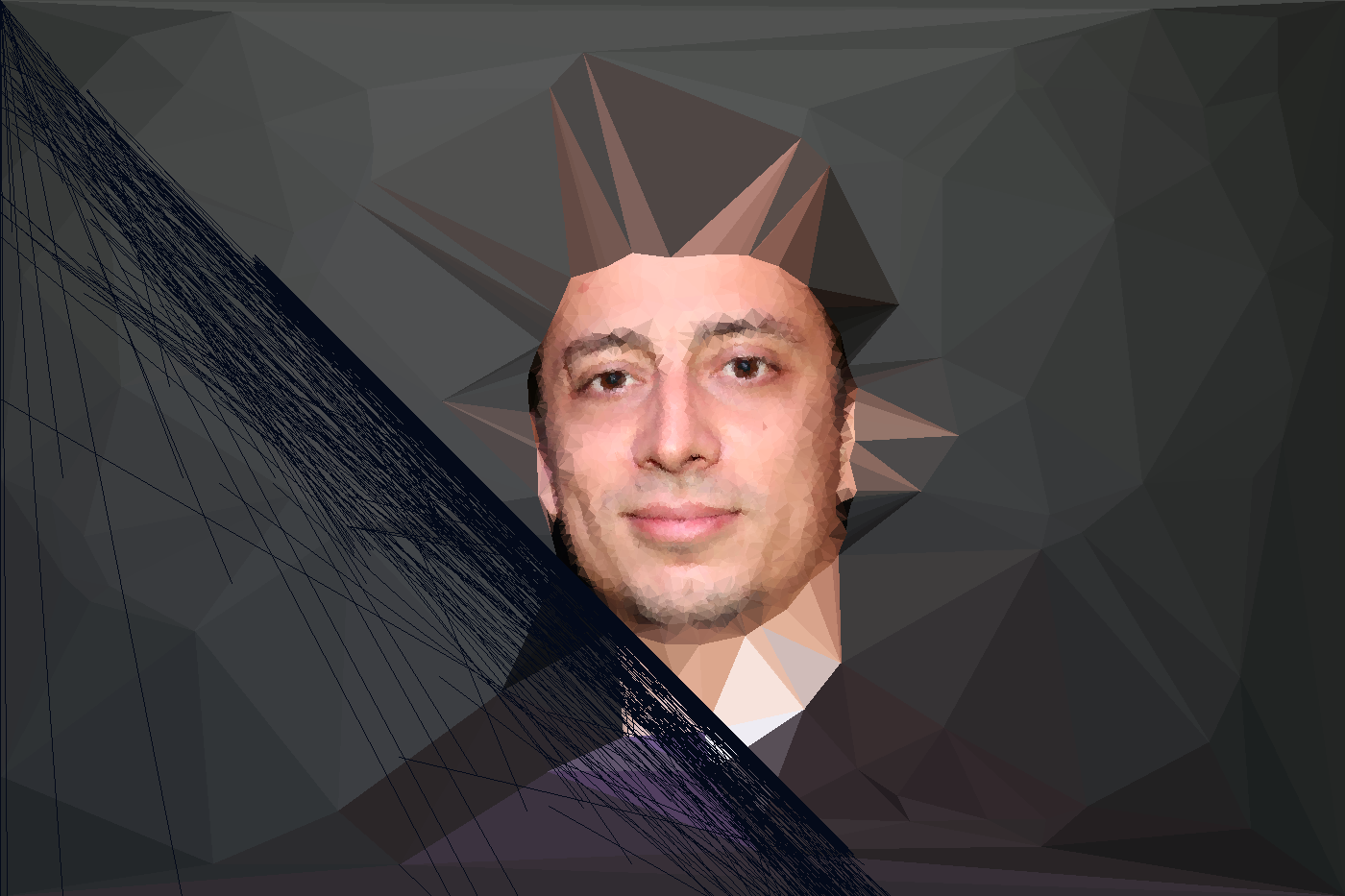 Avatar low poly 3D do apresentador do Método Hazoper