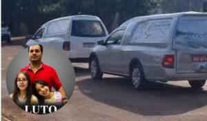 sob forte comoção, pai e filhas mortos em acidente na BR-163 são sepultados